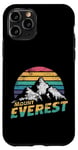 Coque pour iPhone 11 Pro Outdoor Mountain Design Mount Everest
