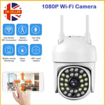 1080P IP Camera Wireless WIFI Outdoor CCTV HD PTZ Smart Home Security IR Cam UK
