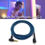 Gaming Headphone Audio Cable for SteelSeries Arctis 3 5 7 Headset Accessories