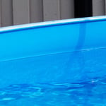 swim & fun oval basseng-liner overlap liner dybde 132 cm 6,10 x 3,75 1,32