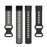 Twin urheilu kellon ranneke Fitbit Charge 6 - Musta/harmaa