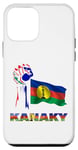 Coque pour iPhone 12 mini Le drapeau Kanaky de la fierté et du courage de la Nouvelle-