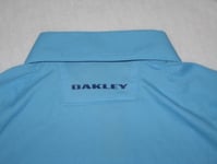 BNWT - OAKLEY Hydrolix Elemental  Golf Polo Shirt  Ethereal Blue   Small