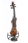 GEWA Violon électrique, violon électronique, Novita 3.0 3.0 brun doré avec adaptateur pour épaulière, 4 cordes
