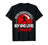Never Underestimate A Boy Who Loves Dodgeball T-Shirt