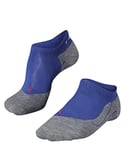 FALKE Men's RU4 Endurance Invisible M IN Cotton Anti-Blister 1 Pair Running Socks, Blue (Athletic Blue 6451), 11-12.5