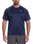 Nike Men's Essential Hydro Short Sleeve Hydroguard Plus-navy, Navy, Size 3Xl, Men