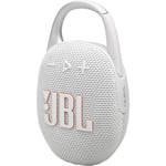 JBL Clip 5 Bluetooth-kaiutin, valkoinen