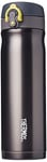 Thermos 185198 Direct Drink Flask, Charcoal, 470 ml, Stainless Steel, Black