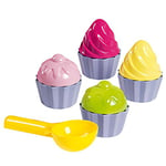 Simba-Simba-107102508-Ensemble de Moules à Sable-Cupcake, 107102508, Multicolore, Petit