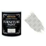 Rust-Oleum Dove Grey Gloss Chalky Furniture Paint Vintage Shabby Chic 750ml