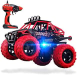 MIEMIE Remote Control Buggy RC Die-cast Stunts Car 2.4Ghz 4WD High Speed All Direction Drive with 4 Channel Crawlers Chariot Monster Truck Vehicle Toy for 3 Years Old Up Kids