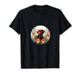 Chocolate Lab Art Brown Labrador Retriever Art Cute T-Shirt