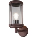 Etc-shop - Applique d'extérieur dimmable alu lanterne lampe de terrasse spot rouille télécommande dans un ensemble comprenant des ampoules led rvb