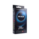 My Size Large Lubricated Mixed condoms 60mm Width XL King Wider BOX of 10