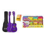 3rd Avenue Soprano Ukulele Beginner 21 Inch – Purple – FREE Uke Bag & Play-Doh Sparkle Compound Collection