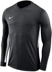 Nike Tiempo Premier Pull À Manches Longues Homme, Noir/Blanc/Blanc, 2XL