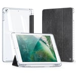 DUX DUCIS iPad 9.7" 5/6, iPad Air/Air 2 Tri-Fold fodral med pennfack - Svart