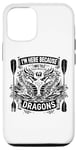 Coque pour iPhone 14 Pro Dragon Boat Crew Paddle et Dragon Boat Racing