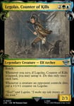 Magic löskort: The Lord of the Rings: Tales of Middle-earth: Legolas, Counter of Kills (alternative art)