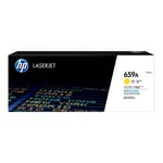 HP 659A - gul - original - LaserJet - tonerkassett (W2012A)
