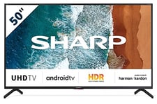[Exclusif à Amazon] Sharp 50BN6E Android TV Dolby Atmos 127 cm (50 pouces) 4K Ultra HD LED (Smart TV, Harman Kardon)