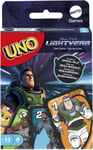 Disney Buzz LightYear UNO Card Game with Movie-Themed Space Ranger Deck and Special Rule, 7 Years and up