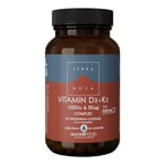 TERRANOVA Vitamin D3 + K2 Complex 1000 IU & 50mcg - 50 Vegicaps