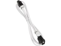 Bitfenix Alchemy 4-Pin Atx12v Förlängningskabel, 45 Cm, Med Hylsa - Vit