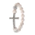 Enkel stenpärla radband för kors diamant armband måste-ha för katolicismen Pr