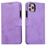 iPhone 11 - FLOVEME Plånboksfodral Lila