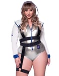 Sexy Galaxy Babe Kostyme til Dame - Store Størrelser