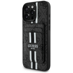 Guess iPhone 16 Pro Max Mobilskal Magsafe Korthållare Stripes