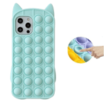 Katt Pop it Fidget Multicolor Skal till iPhone 11 - TheMobileStore Fidget Toys