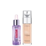 L’Oreal Paris Hyaluronic Acid Filler Serum and True Match Hyaluronic Acid Foundation Duo (Various Shades) - 5C Rose Sand