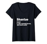Womens Shantae Definition Personalized Name Funny Gift Idea Shantae V-Neck T-Shirt