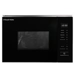 Russell Hobbs Built in 20 Litre Touch Control Digital Microwave with Grill, Defrost Setting, 5 Power Levels, 8 Autocook Settings, Black, 1 Year Guarantee RHBM2002B