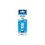 EPSON Kit de Remplissage d'Encre Epson EcoTank 104 - Cyan - Jet d'encre - 7500 Pages - 1 Unit(s) (C13T00P240)
