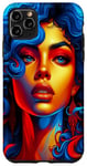 Coque pour iPhone 11 Pro Max Aura écarlate : embrasser l'énergie du saphir bleu