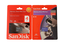 Sandisk Memory Stick PRO Duo 4GB Memory Card Multi Use M G For For PSP CyberShot