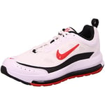 Nike Homme Air Max AP Men's Shoes, White/University Red-Black, 40.5 EU