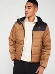 Lacoste Padded Jacket - Brown, Brown, Size M, Men
