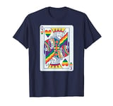 King Of Hearts LGBTQ Gay LGBT Ally Rainbow Flag T-Shirt