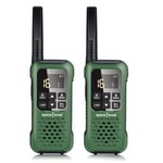 SOCOTRAN Walkie Talkies Rechargeable for Adult, Professional IP67 Waterproof Two Way Radios, Long Distance PMR446 License Free Walkie Talkie with 16 Channel VOX SOS LED Flashlight for Boating Hiking