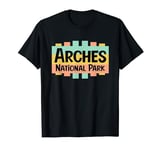 Arches National Park Retro US National Parks Nostalgic Sign T-Shirt