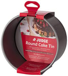 Judge JB40 Non-Stick Round 6" Cake Tin with Loose Base, Dishwasher Safe 16cm x 9cm - 5 Year Guarantee