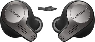 Jabra Evolve 65t True Wireless Earbuds - Microsoft Certified In-Ear, Black