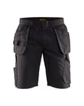 Blåkläder 1494-1330 Serviceshorts med spikfickor Svart/Röd C50