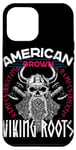 iPhone 15 Pro Max American Viking with Nordic Roots Design Case