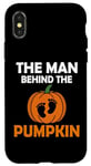 iPhone X/XS Halloween Pregnancy Dad The Man Behind The Pumpkin Case